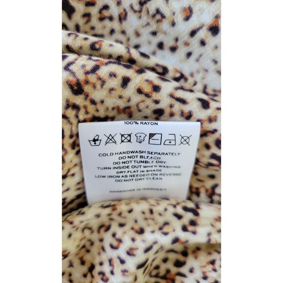 Faithfull the Brand Fontane Mini Dress Charlie Leopard - Picture 5 of 7